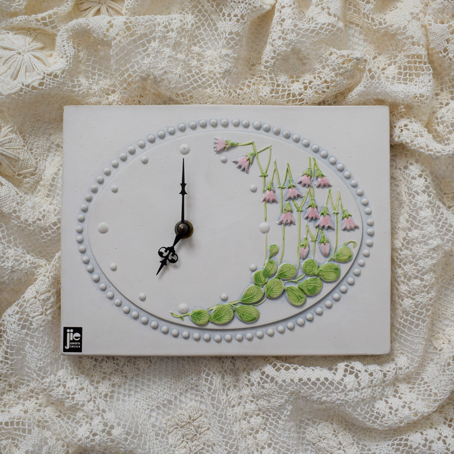 ご予約品》リネアの陶板・時計 / Jie Gantofta ・ジィガントフタ 