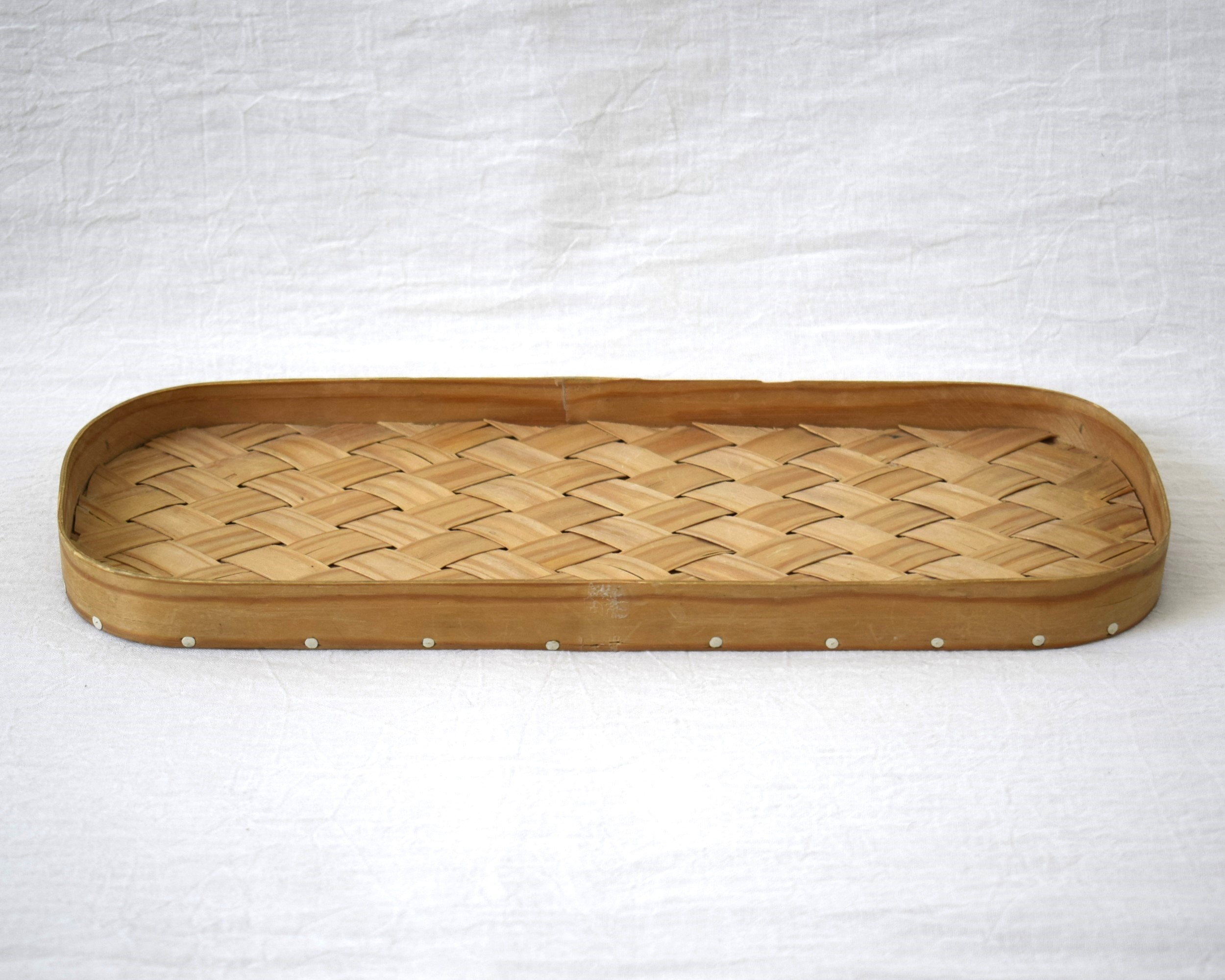 【13900円→12500円】北欧ヴィンテージ 木製トレイ　スポンコリ