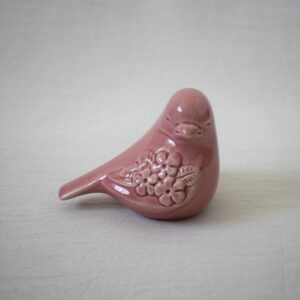鳥の置き物・ピンク / Rosa Ljung・ロサユング / DECO・デコ社