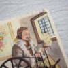 糸車・糸を紡ぐ人 / 1955年の古いポストカード / スウェーデン - 画像 (2)