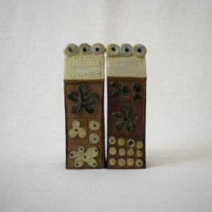 BAGDADシリーズ・縦長お花の家 / BERTIL VALLIEN / Gustavsberg・グスタフスベリ