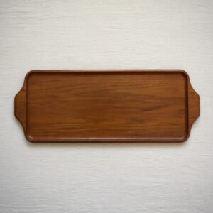 チークのトレイ / ハンドル付き・長さ55cm / Karl Holmberg・カールホルムベリ