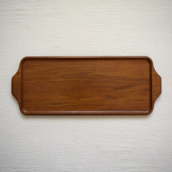 チークのトレイ / ハンドル付き・長さ55cm / Karl Holmberg・カールホルムベリ