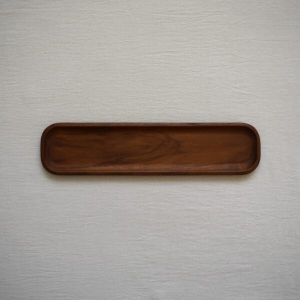 チークのトレイ・長さ40cm / AKTA BANGKOK TEAK・スウェーデン