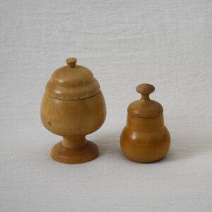 蓋付きの木箱・2点セット / 木工芸・スウェーデン