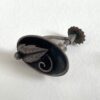 葉っぱのイヤリング・植物モチーフ / シルバーアクセサリー・スウェーデン - 画像 (7)