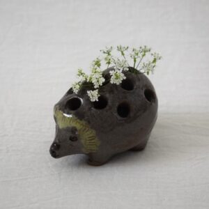 ハリネズミの置き物・花ねずみ② / Rutebo・ルーテボ / スウェーデン