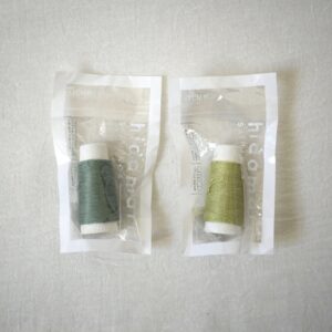グリーン刺し子糸・２点セット / 手芸用品・Made in Japan