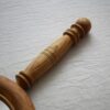 手鏡・木製ミラー / 薔薇柄の生地・スウェーデン - 画像 (3)