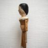 木製ペグドール・ドレス付き / 古い人形・オランダ - 画像 (3)