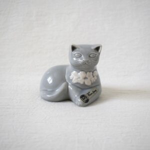 猫の置き物・ブルーグレー / Rosa Ljung・ロサユング / DECO・デコ社