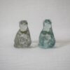 すわる熊・アクアブルー＆クリア / Stockholms Glasbruk Skansen - 画像 (2)