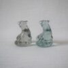 すわる熊・アクアブルー＆クリア / Stockholms Glasbruk Skansen - 画像 (3)