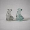 すわる熊・アクアブルー＆クリア / Stockholms Glasbruk Skansen - 画像 (5)
