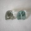 すわる熊・アクアブルー＆クリア / Stockholms Glasbruk Skansen - 画像 (6)