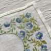 青い小花・刺繍 / 北欧テキスタイル・スウェーデン - 画像 (4)