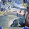 青い鳥と笛吹き少年・陶板 / Villeroy & Boch・ビレロイボッホ - 画像 (2)