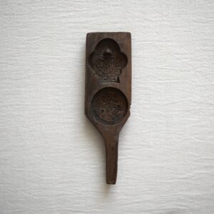 木彫りの菓子型・鳥と蝶 / Woodcraft・木工芸