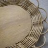 籐のオーバルトレイ・明るめ / 木工芸・スウェーデン - 画像 (3)
