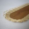 籐のオーバルトレイ・明るめ / 木工芸・スウェーデン - 画像 (6)