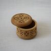 丸い小箱・白樺細工 / 民芸品 - 画像 (2)