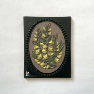 エニシダの陶板