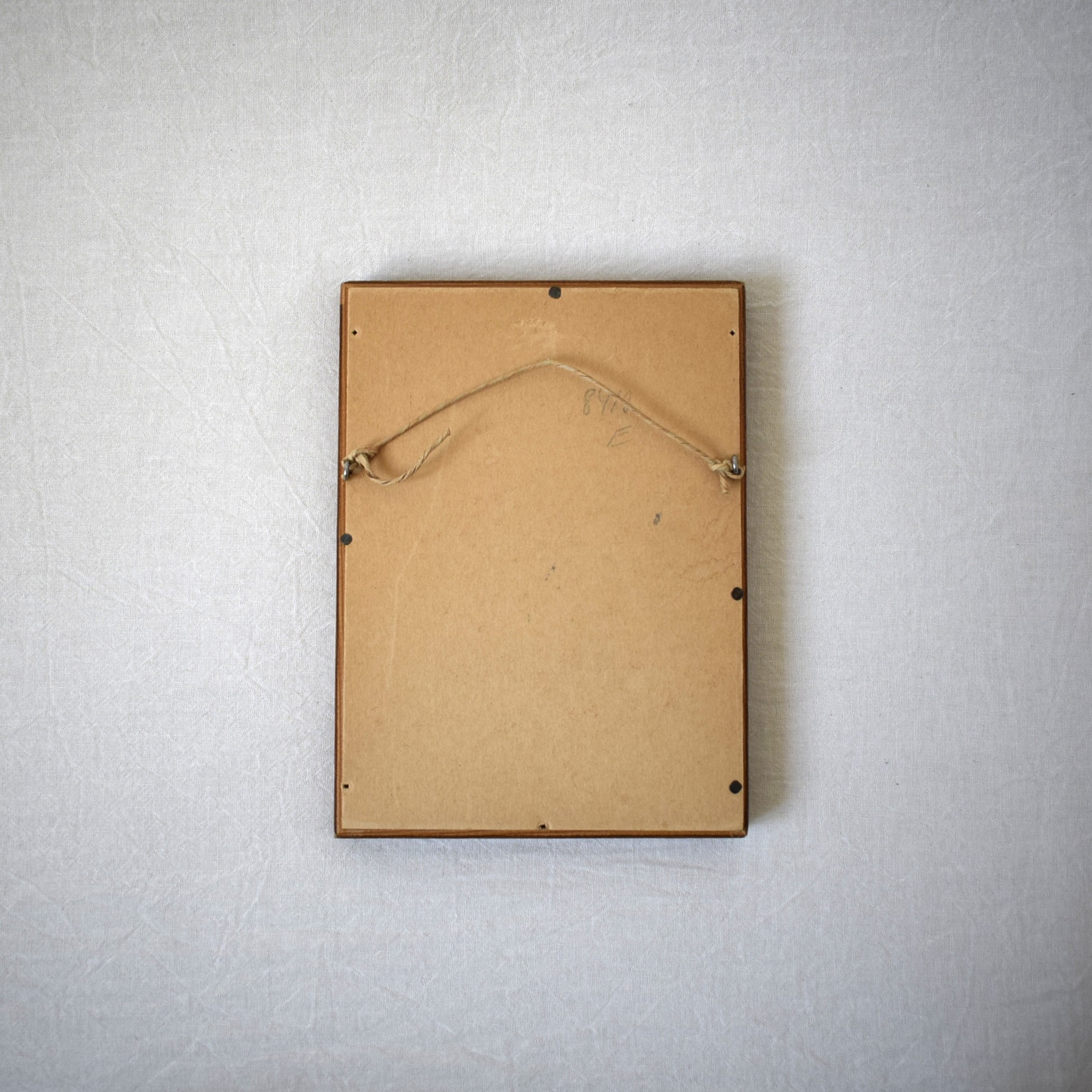 お家の絵・フレミッシュ織り / 額装済み・スウェーデン - 画像 (4)