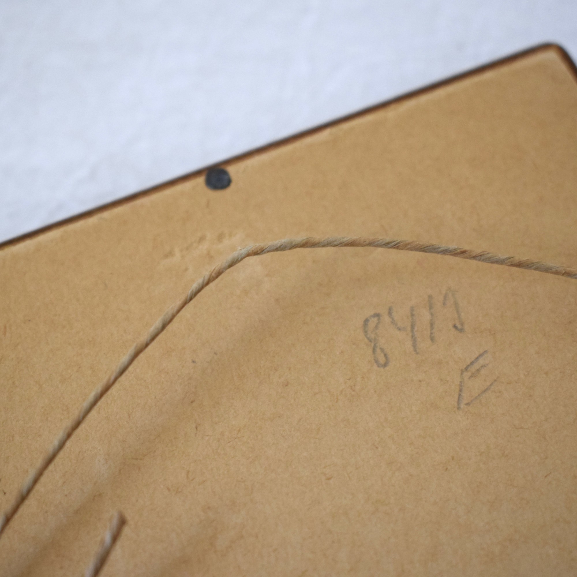 お家の絵・フレミッシュ織り / 額装済み・スウェーデン - 画像 (5)