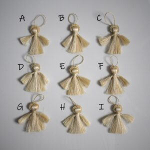 リネンの天使・Sサイズ /  クリスマスオーナメント