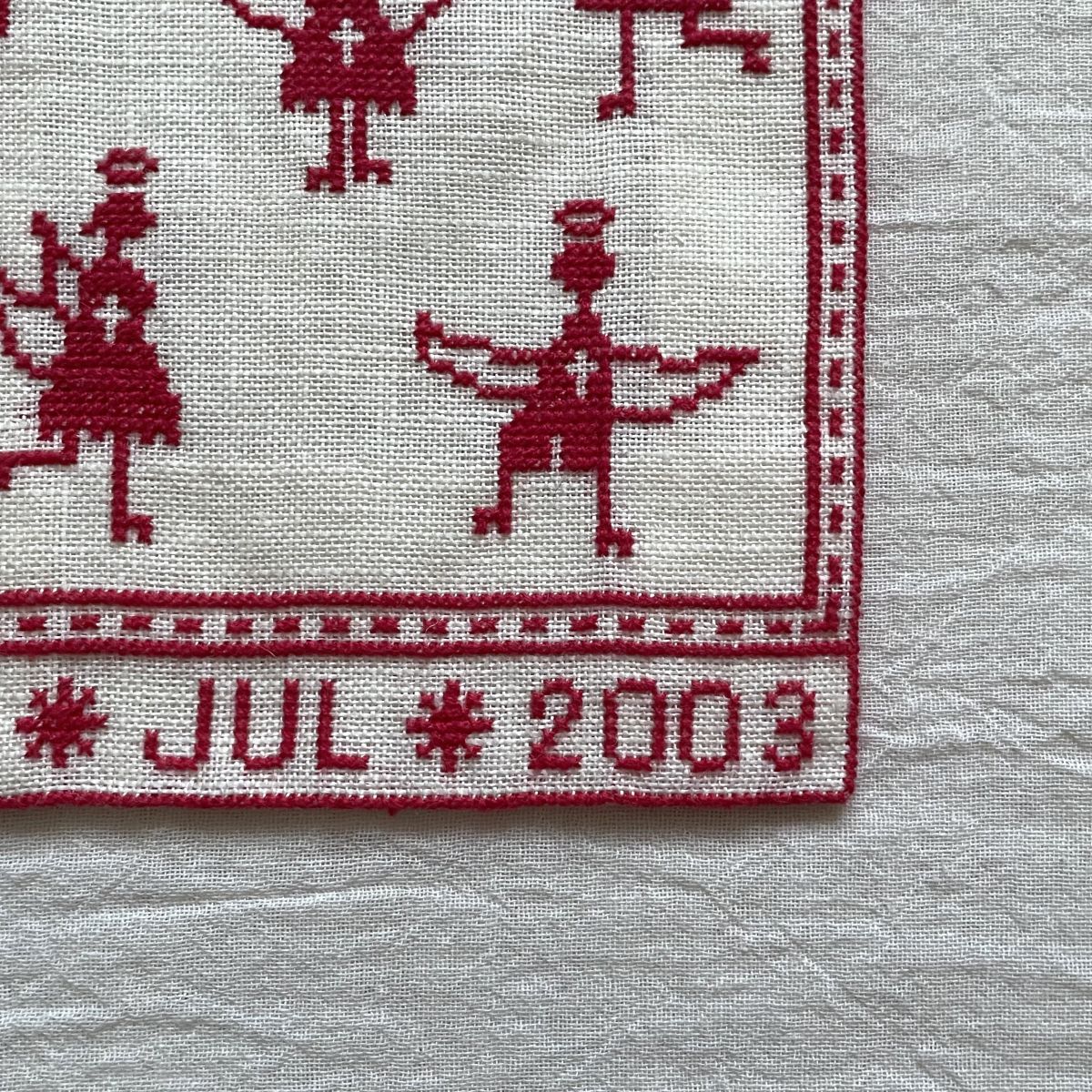 JUL 2003年・愉快な天使たち / クロスステッチ・北欧テキスタイル - 画像 (3)