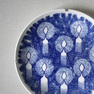 クリスマスプレート1976年・金具付き / Sven Jonson・Gustavsberg