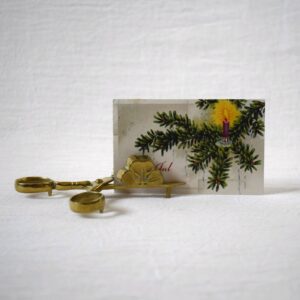 クローバーの蝋燭消し・真鍮製 / スウェーデン