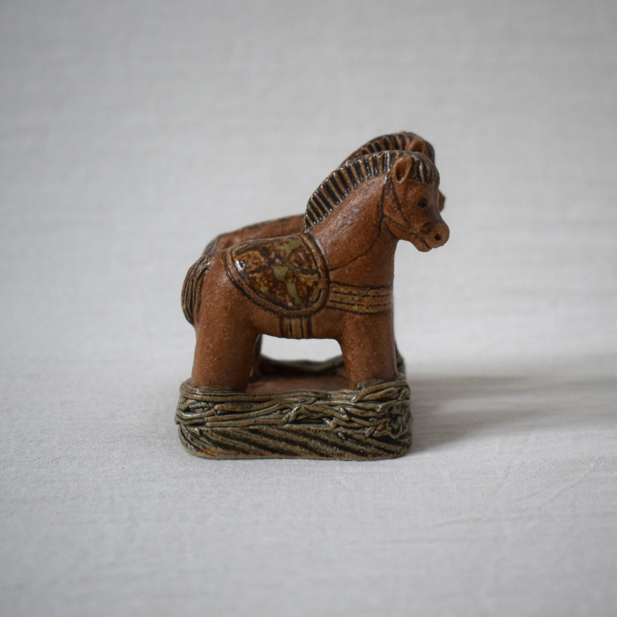 二頭の馬・鞍あり / Rutebo・ルーテボ | florantik