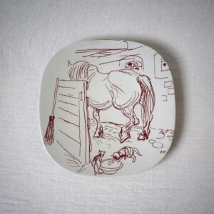 馬小屋の風景・1970年 / Holger Worm / Nymolle・二モール