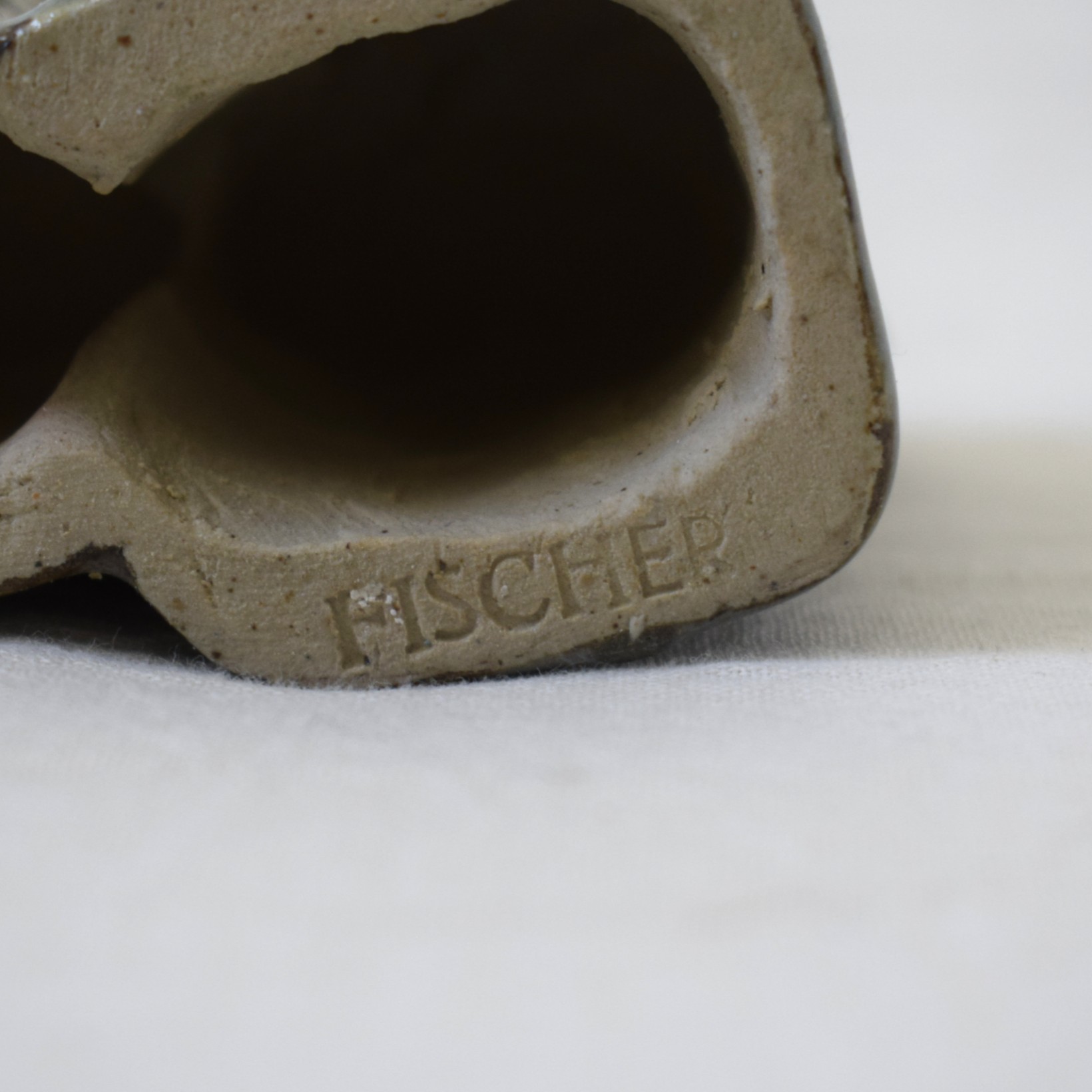 寄り添う梟・フクロウの置き物 / Ego stengods・Willi Fischer / スウェーデン - 画像 (7)