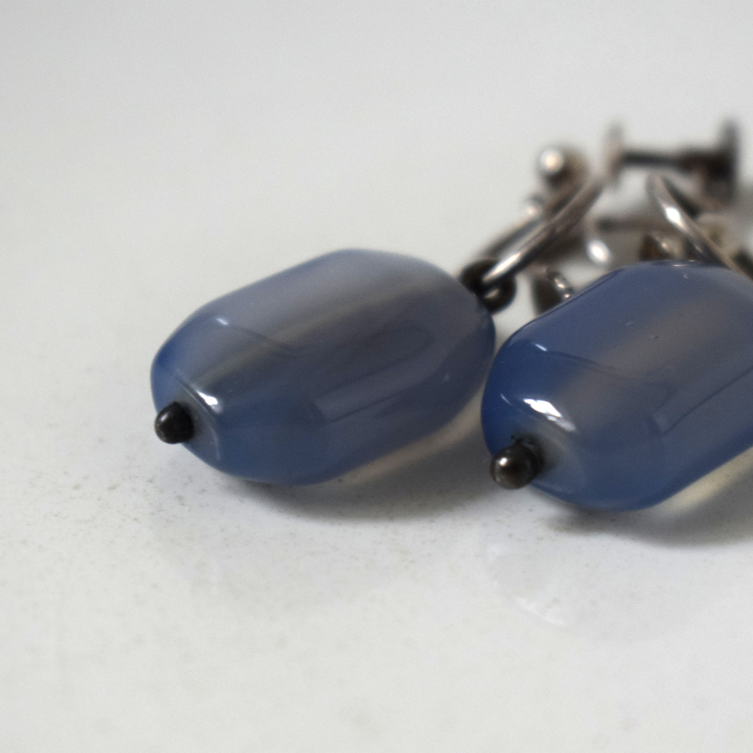 水色イヤリング・ / シルバーアクセサリー・スウェーデン - 画像 (6)