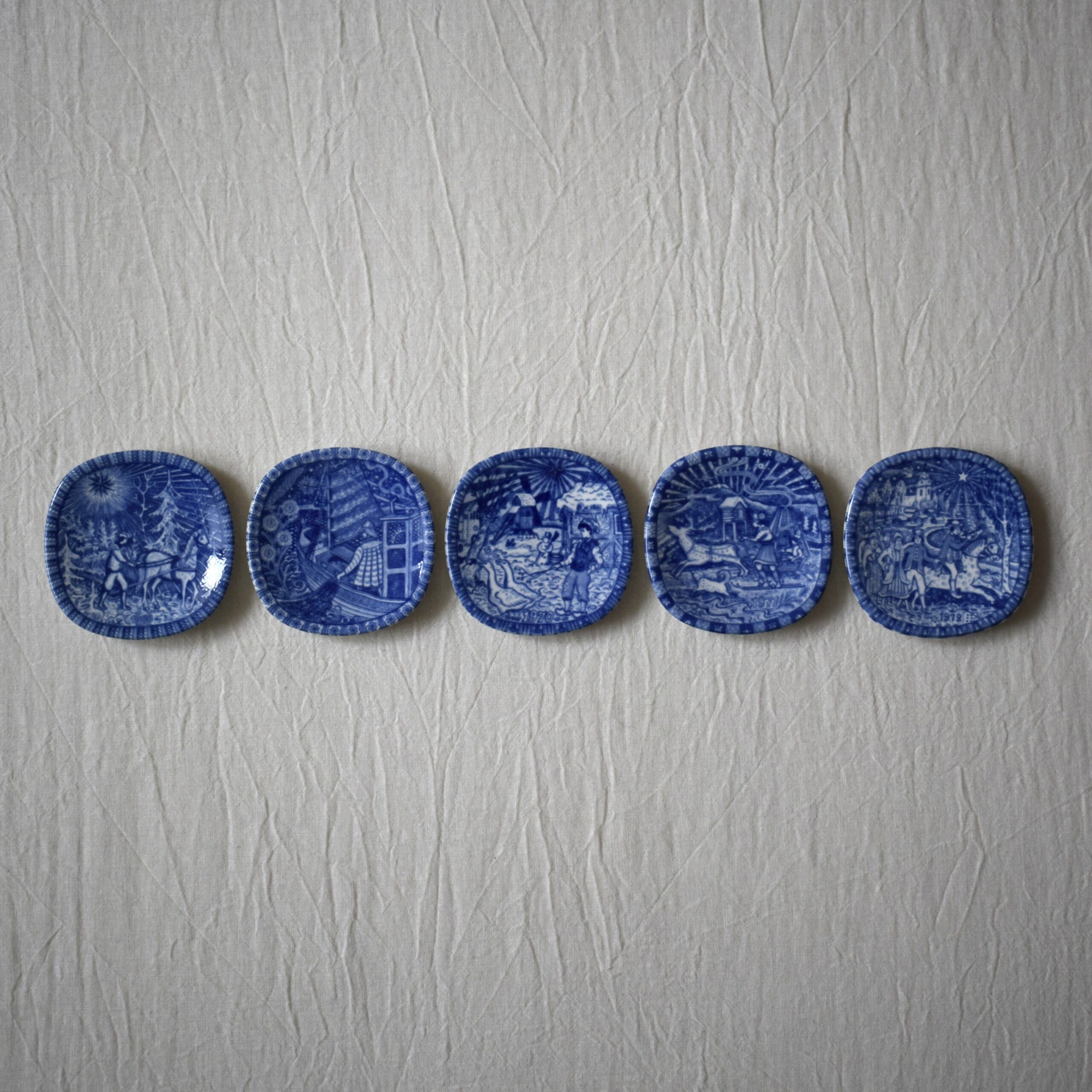 ニルスのふしぎな旅1968~1972年 / 絵皿5枚セット / Gunnar Nylund・Rörstrand - 画像 (2)