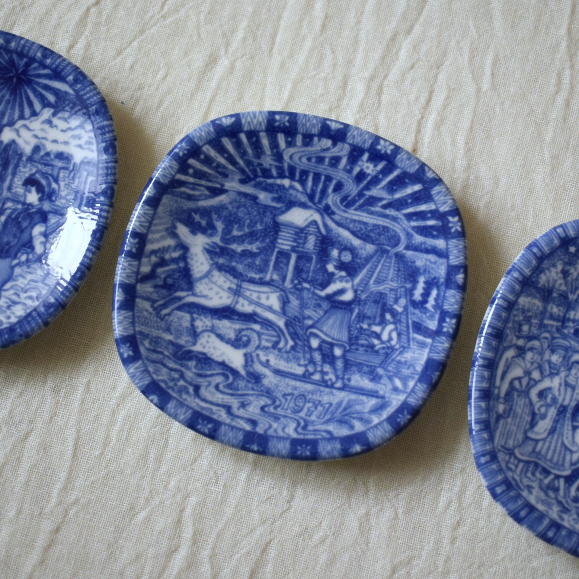 ニルスのふしぎな旅1968~1972年 / 絵皿5枚セット / Gunnar Nylund・Rörstrand - 画像 (3)