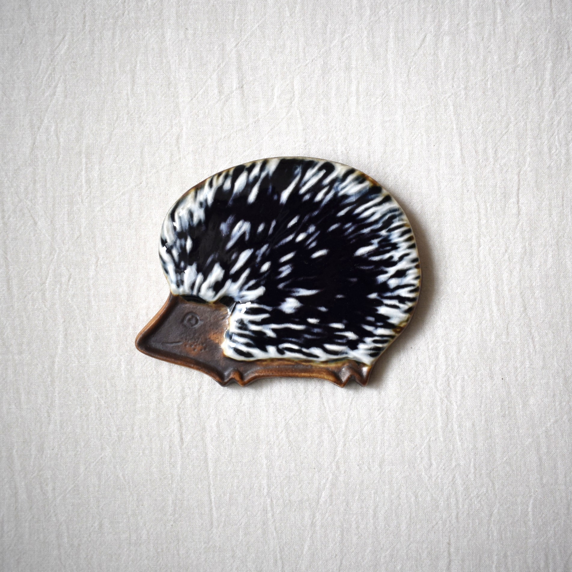 ハリネズミの陶板・ブルー / Gunvor Olin Grönqvist / ARABIA・アラビア