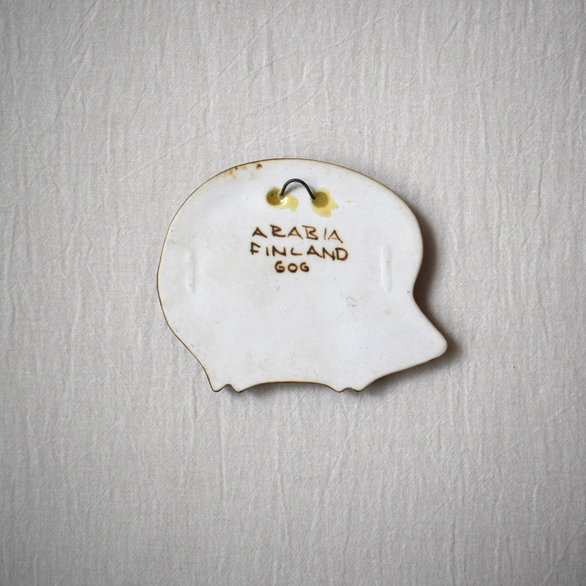 ハリネズミの陶板・ブルー / Gunvor Olin Grönqvist / ARABIA・アラビア - 画像 (4)