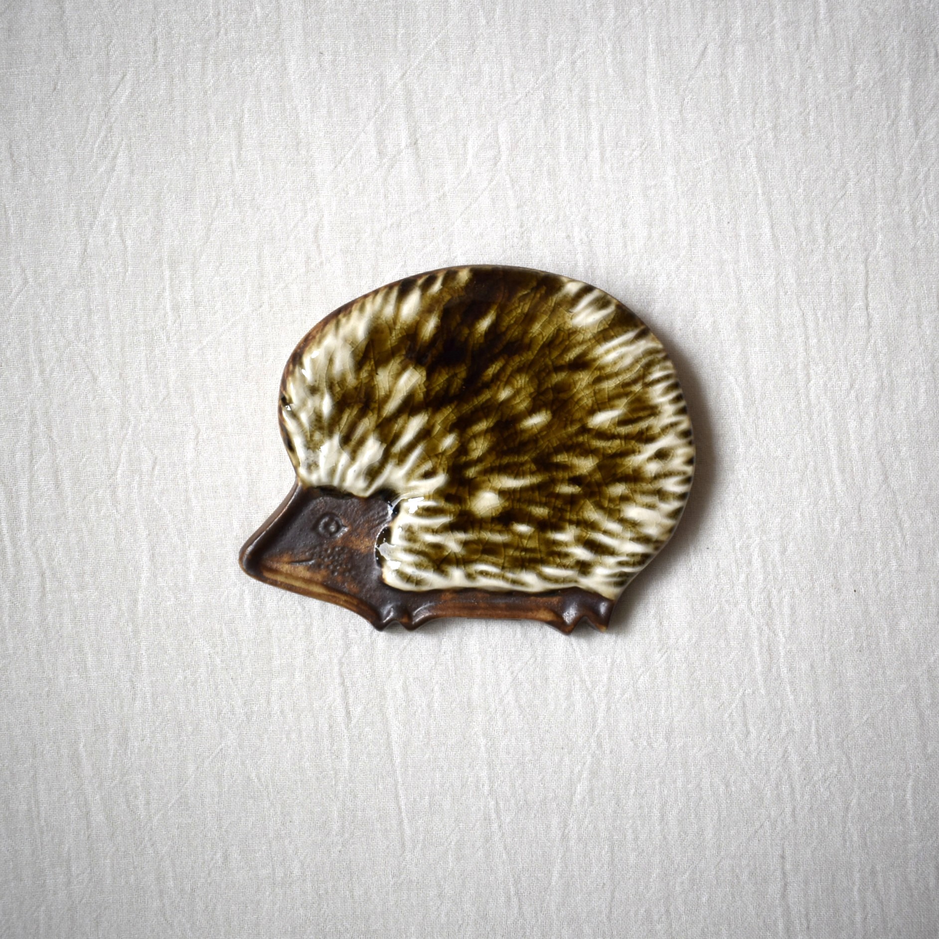 ハリネズミの陶板・ブラウン / Gunvor Olin Grönqvist / ARABIA・アラビア