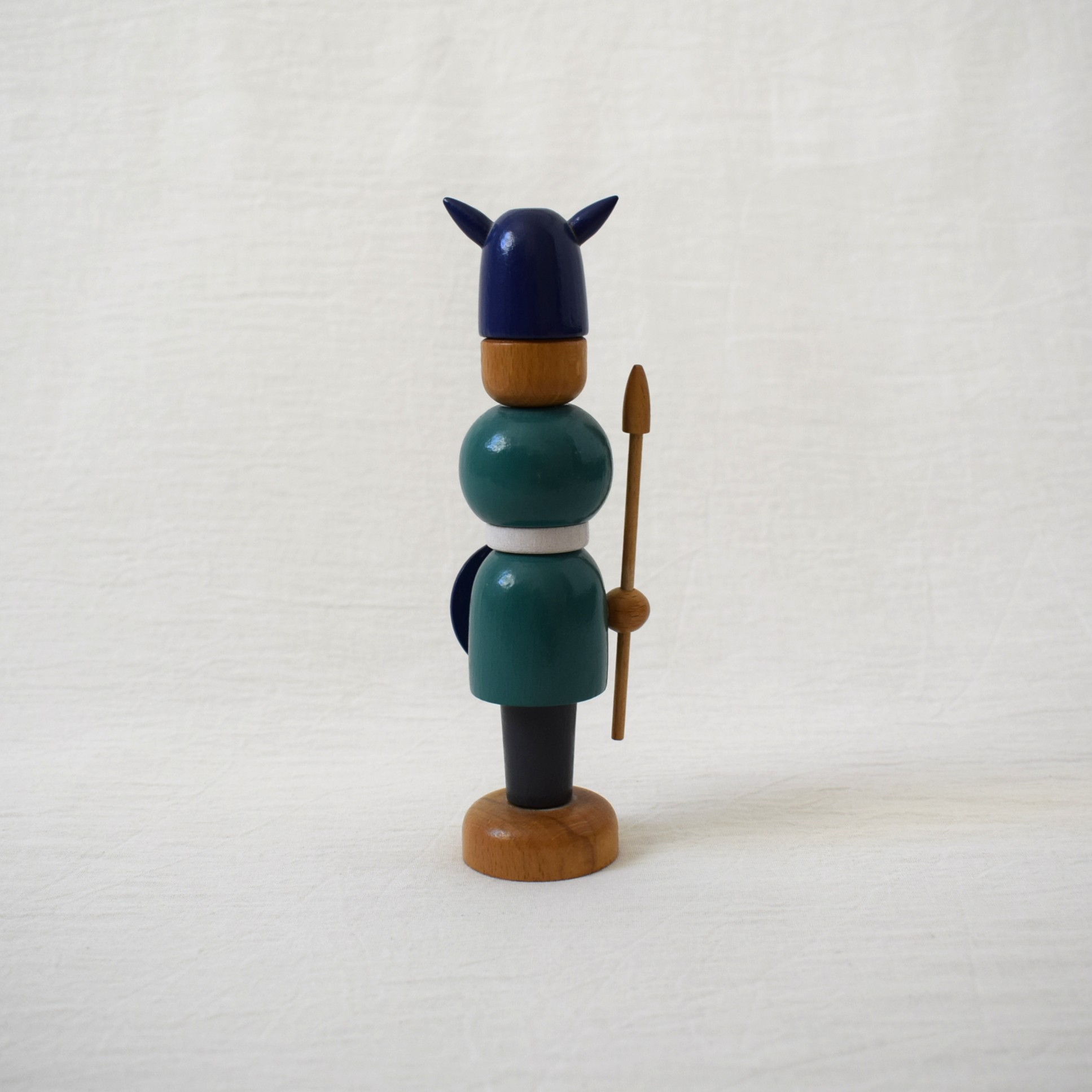 バイキング・木製人形 / Malerdrejeriet・Made in Denmark - 画像 (3)