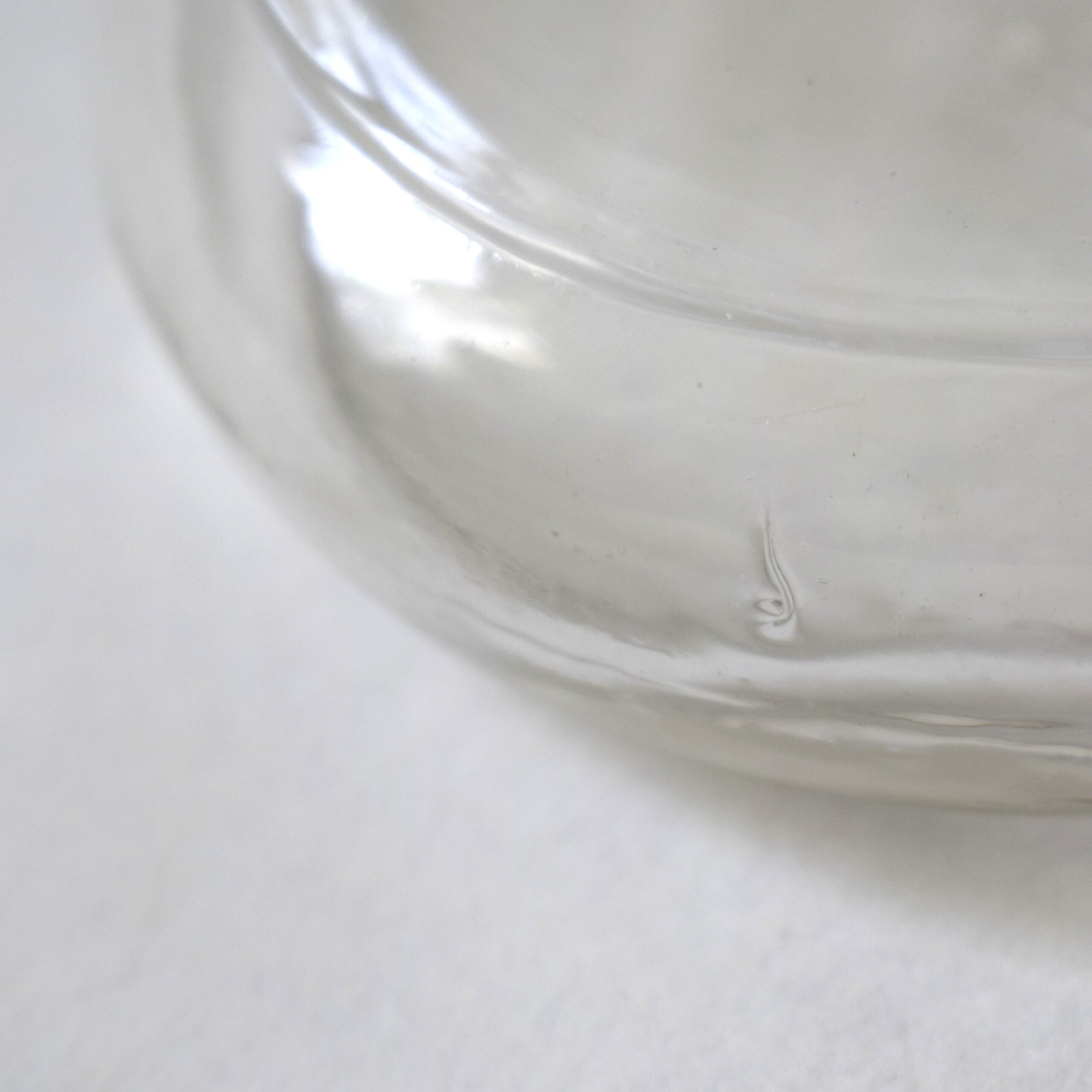 丸くて平たいガラスボトル / アンティークガラス・Unknown - 画像 (15)