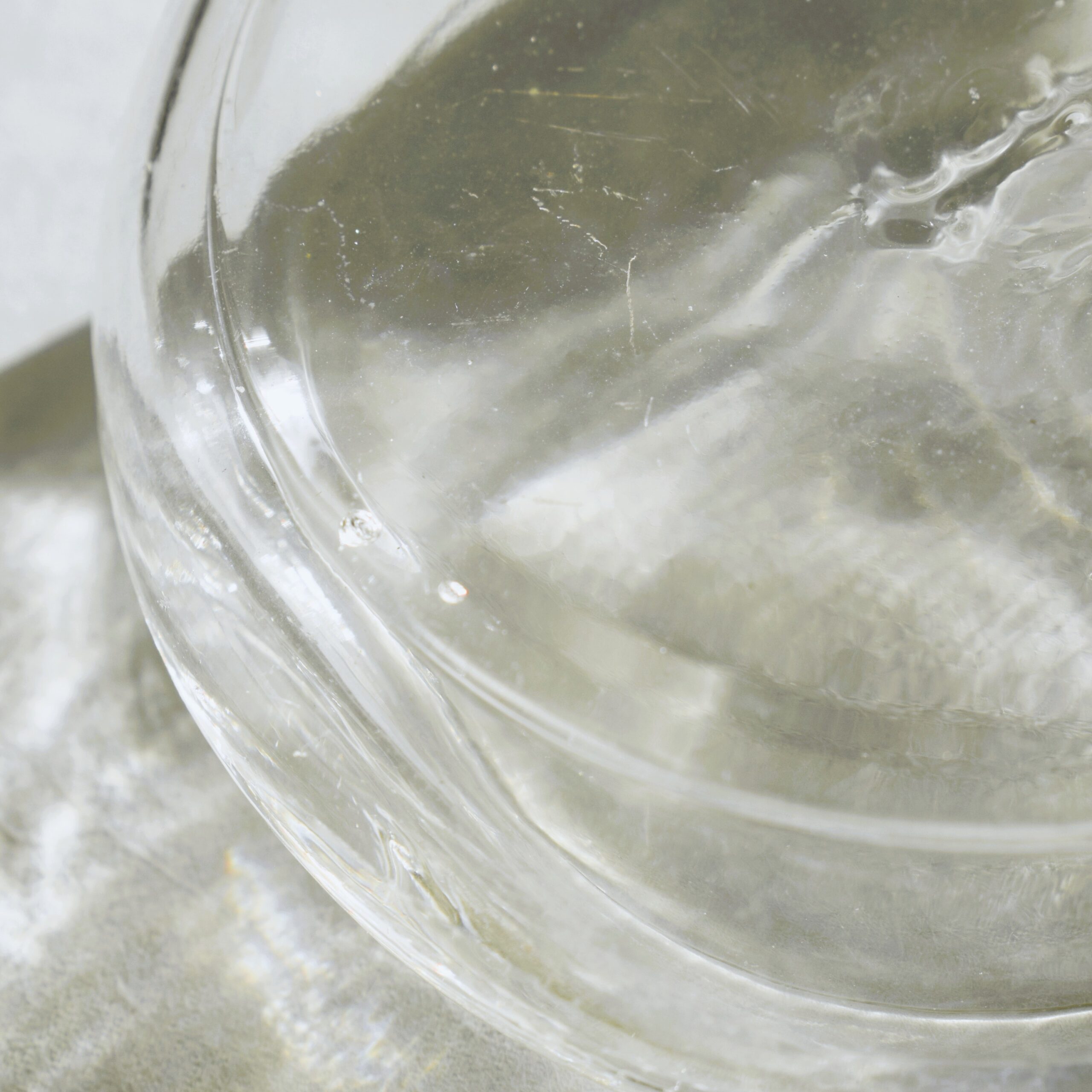 丸くて平たいガラスボトル / アンティークガラス・Unknown - 画像 (16)