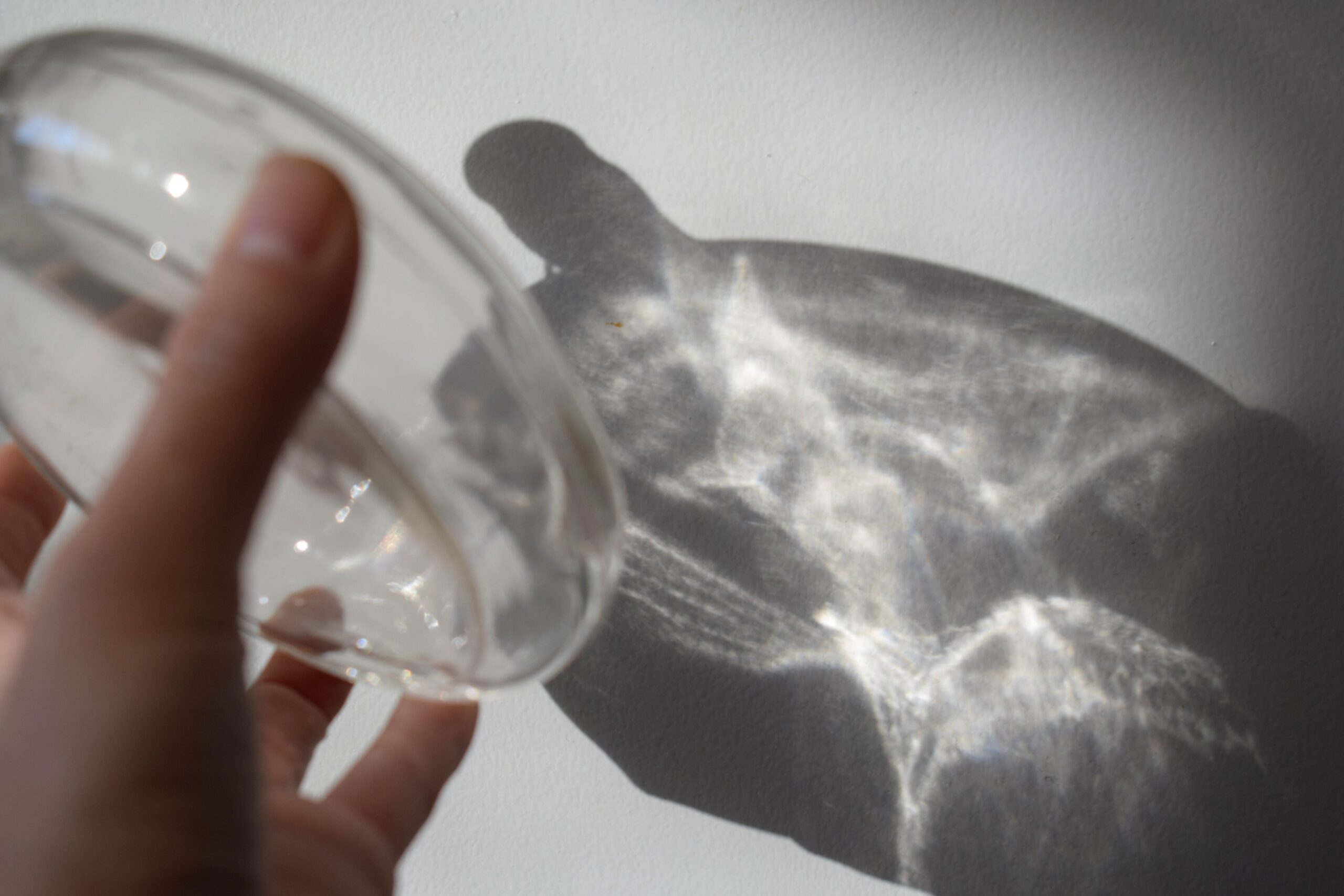 丸くて平たいガラスボトル / アンティークガラス・Unknown - 画像 (19)