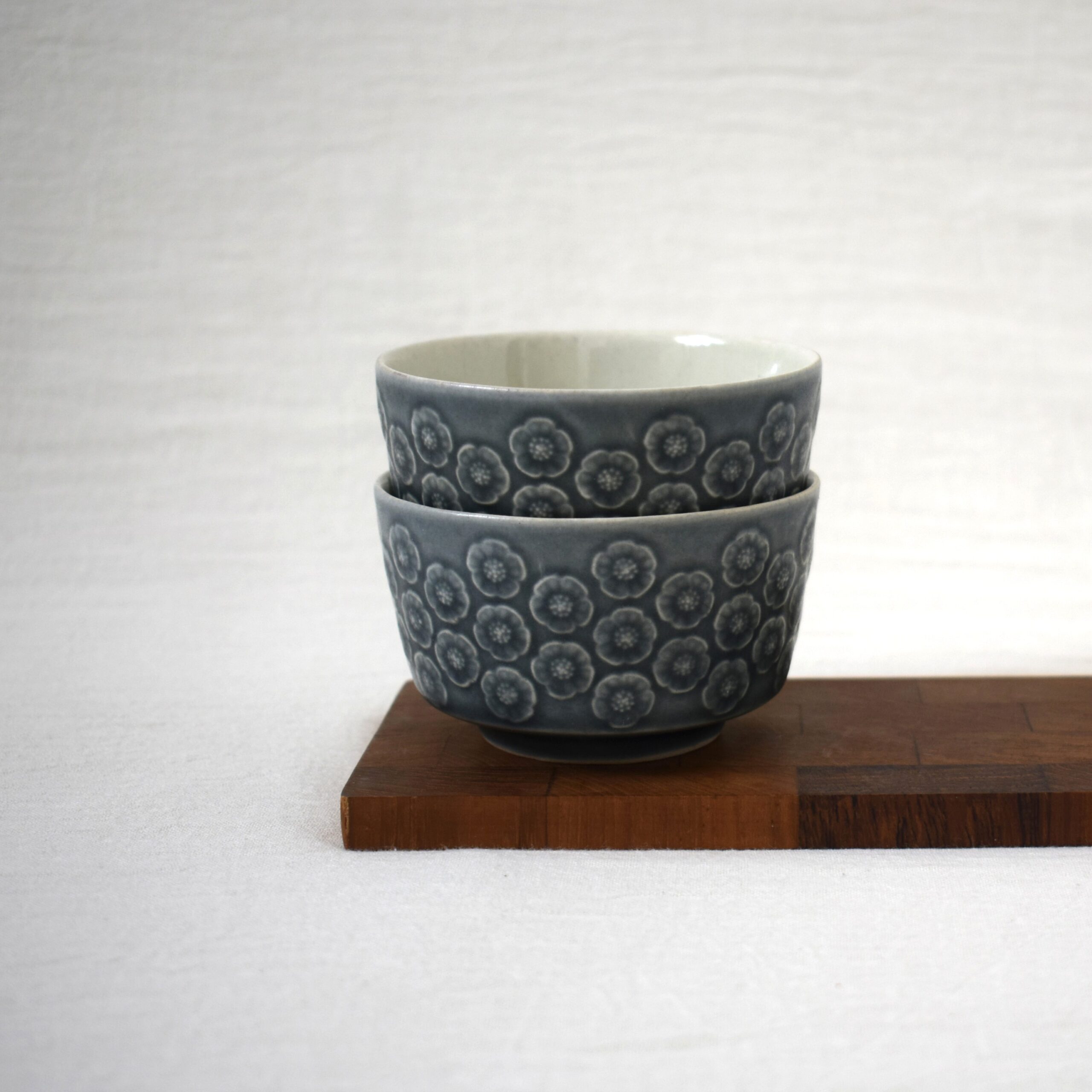 湯飲み茶わん2点セット / Azur・Jens.H.Quistgaard / Kronjyden・デンマーク