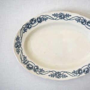 青い薔薇のプレート / LONDON 1918年・Gustavsberg