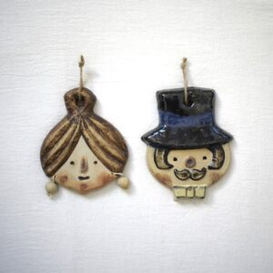 男女の陶板 / Ego stengods・Willi Fischer / スウェーデン