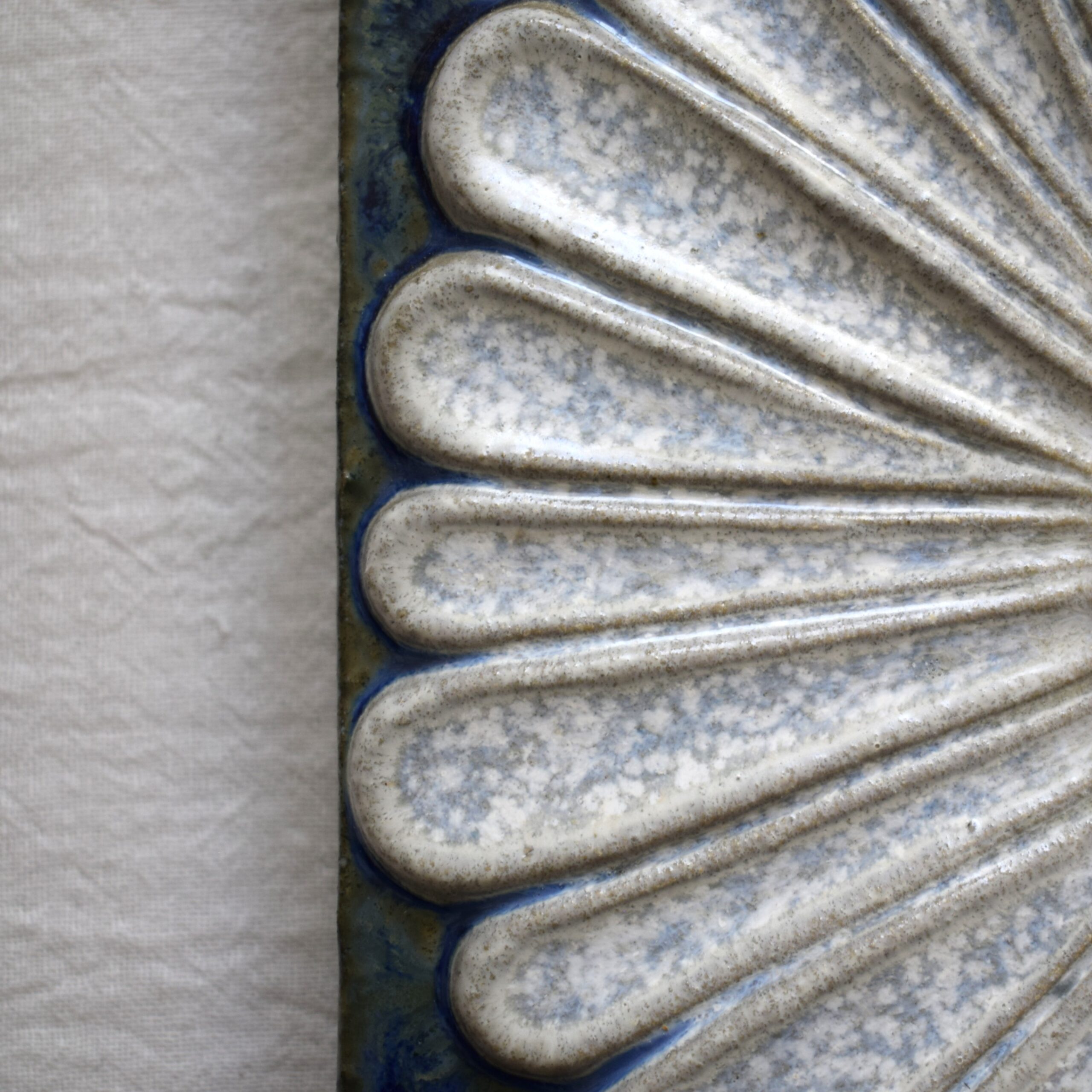 お花の陶板・マーガレット / EGO Stengods・Willy Fischer / スウェーデン - 画像 (4)