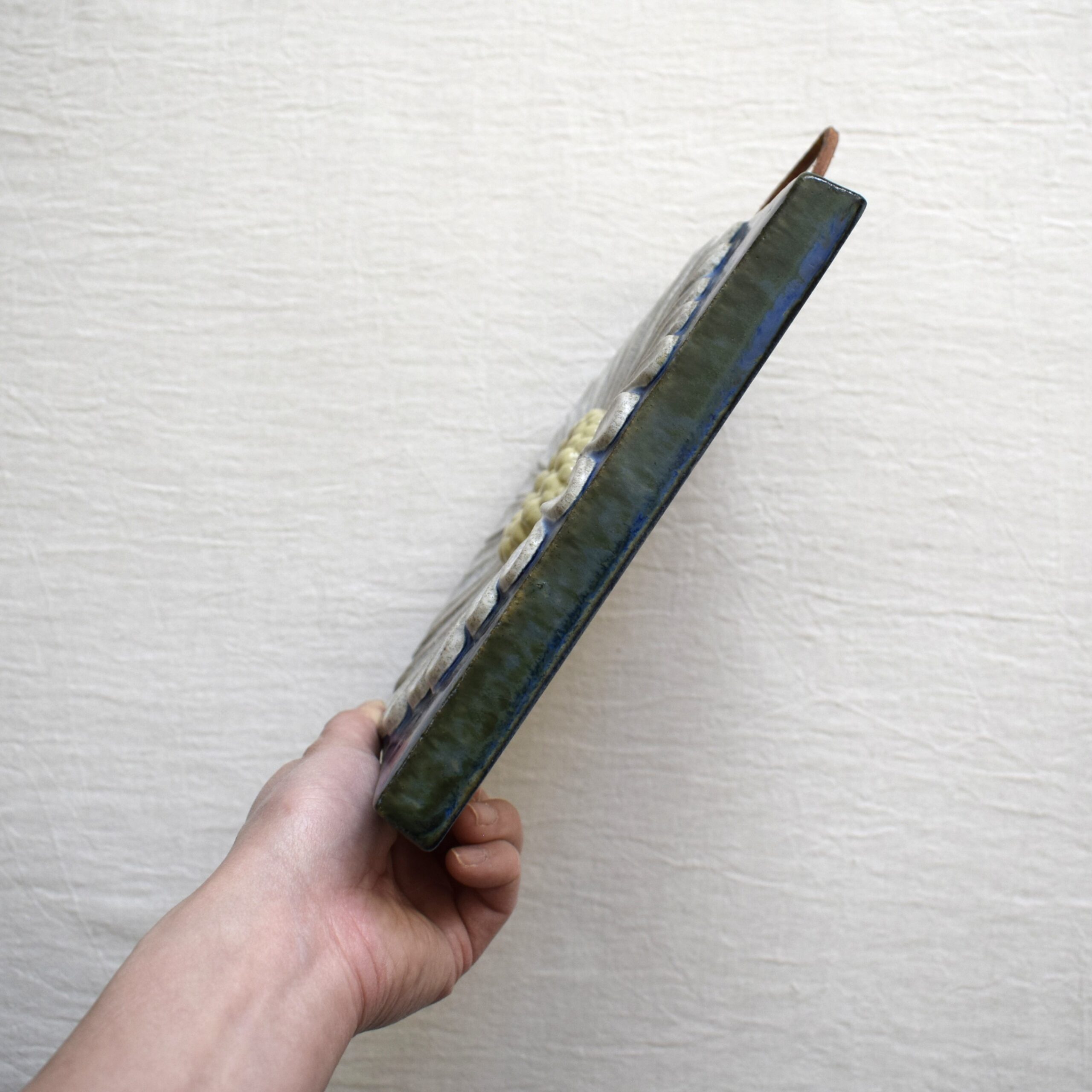 お花の陶板・マーガレット / EGO Stengods・Willy Fischer / スウェーデン - 画像 (8)